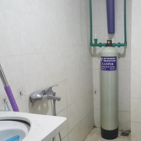 SLP.F101 Cột 1054 đầy đủ vật liệu xử lý nước nhiễm phèn, sắt