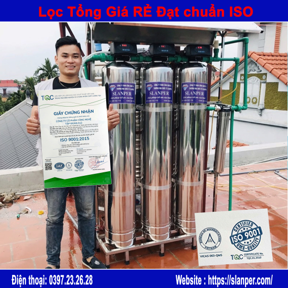 Hệ thống lọc tổng Slanper cao cấp SLP.HH301Plus inox 304